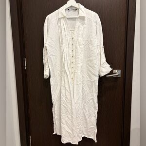 Zara White Maxi Dress